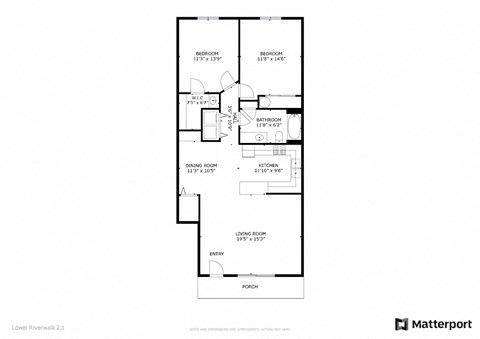 Emerald Park 2 Bed, 1 Bath Lower